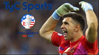 TyC Sports transmitió Argentina 2 - 0 Canadá (09/07/2024)