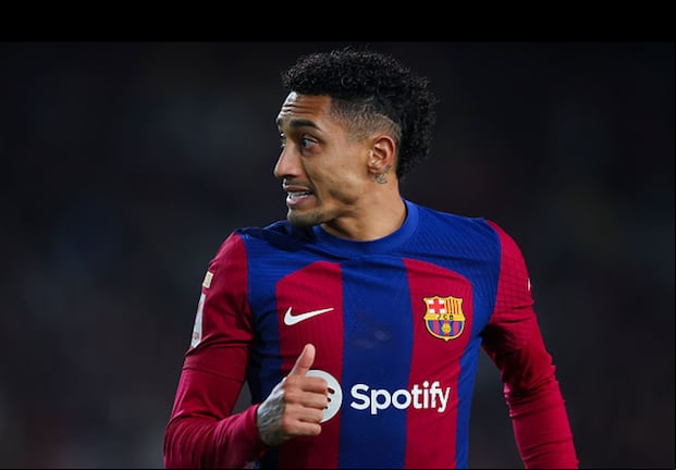 El brasileño Raphinha juega su segunda temporada en el FC Barcelona, al que llegó desde Leeds United. (Foto: Getty Images)