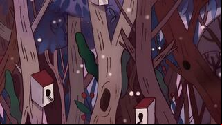 Reto visual: localiza el búho escondido en el bosque en 9 segundos o menos
