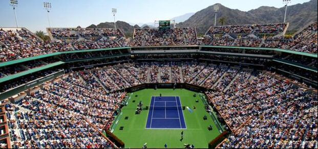 El Master 1000 de Indian Wells se disputa en superficie dura y otorga 900.400 dólares al ganador. (Foto: Twitter)