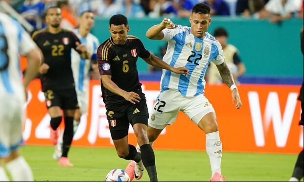 Marcos López sumó 222 minutos en la Copa América 2024. Comenzó de suplente ante Chile y luego fue titular contra Canadá y Argentina. (Foto: FPF)