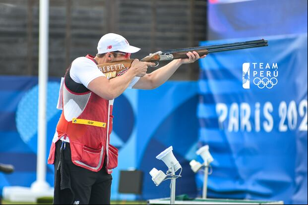 Nicolás Pacheco París 2024 Resultado: final de tiro deportivo skeet masculino Juegos Olímpicos