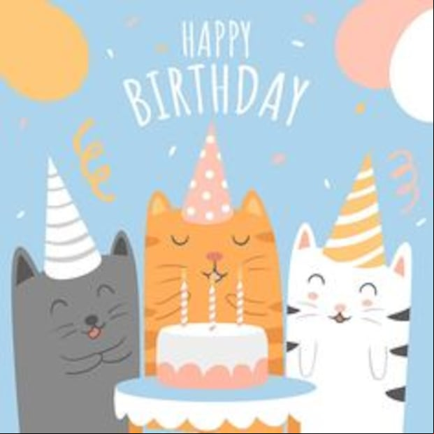 Imágenes de 'Feliz Cumpleaños' para compartir en redes sociales (Foto: Pinterest).