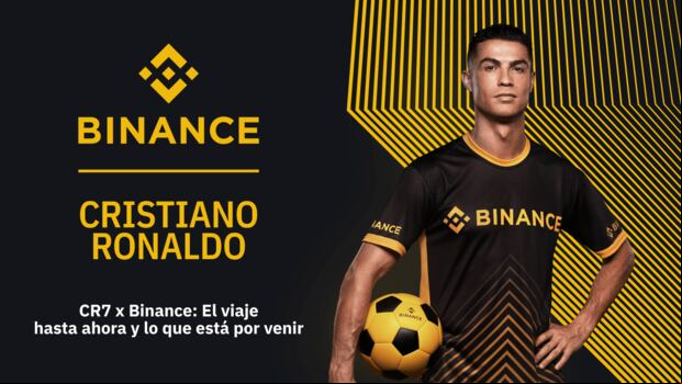 Cristiano Ronaldo fue imagen de la empresa Binance. (Foto: Binance)