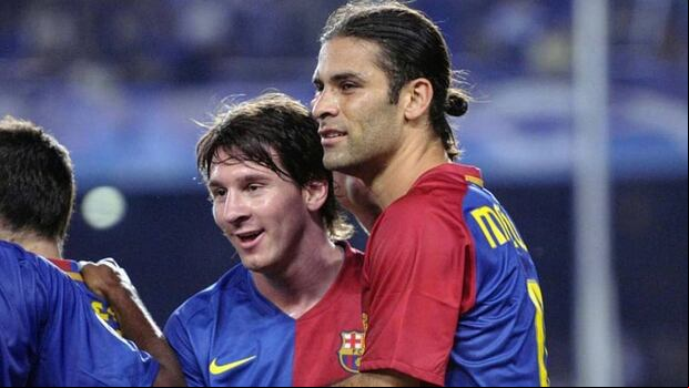 Rafa Márquez y Lionel Messi jugaron cinco años en el Barcelona. (Foto: @RafaMarquezMX)