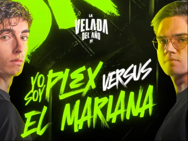 Sigue aquí la pelea Plex (YoSoyPlex) vs. El Mariana, en el evento estelar de la Velada del año 4 de Ibai Llanos.| Foto: Ibai Llanos
