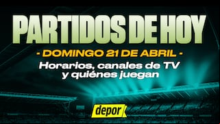 Partidos de hoy, domingo 21 de abril de 2024: quiénes juegan, horarios y dónde ver