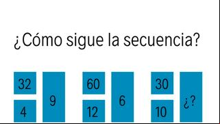 Te doy 8 segundos para obtener la respuesta correcta de esta serie numérica