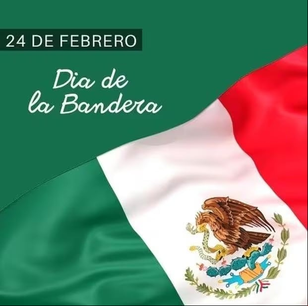 Imágenes por el día de la Bandera mexicana que se realizará este sábado 24 de febrero. (Foto: Internet).