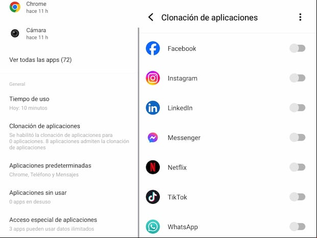 VIVO | Solo de esta forma podrás clonar apps. (Foto: Depor - Rommel Yupanqui)