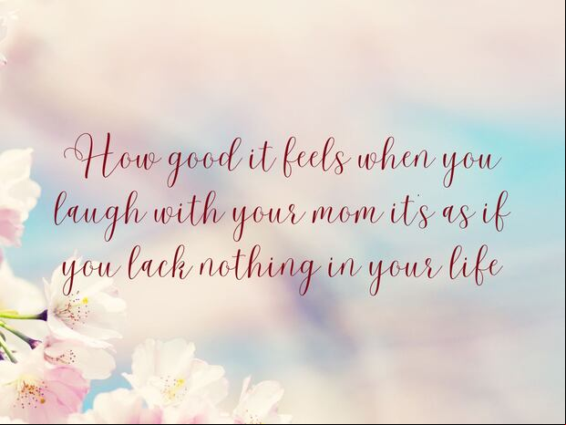 “How good it feels when you laugh with your mom it’s as if you lack nothing in your life.” | Photo by Canva / Depor Composition