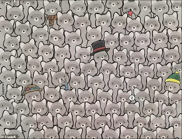 ¿Podrás encontrar al gato oculto en la imagen? Solo las personas con alto coeficiente lo consiguen (Foto: GenialGuru)