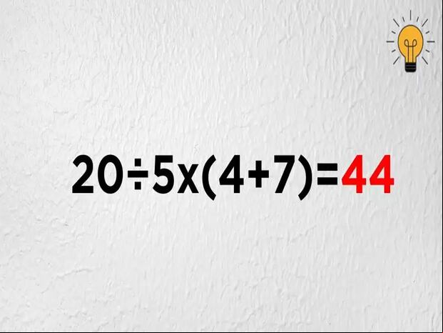 RETO MATEMÁTICO | La respuesta de la ecuación es 44.