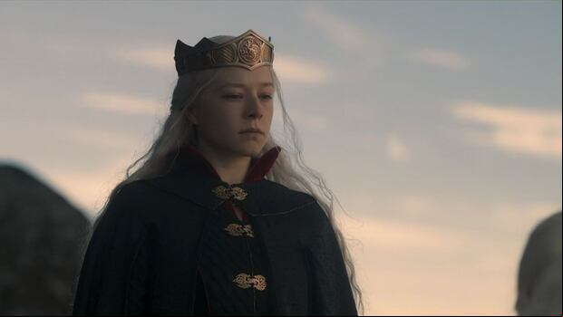 La coronación de Rhaenyra Targaryen en el final de temporada de "House of the Dragon" (Foto: HBO)