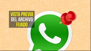 Así puedes activar la vista previa de archivos fijados en WhatsApp
