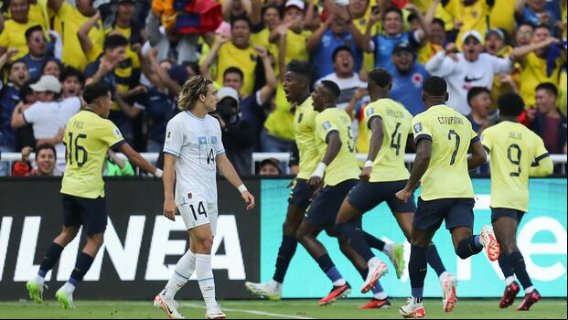 Uruguay y Ecuador se vuelven a enfrentar en Eliminatorias 2026. (Foto: EFE)