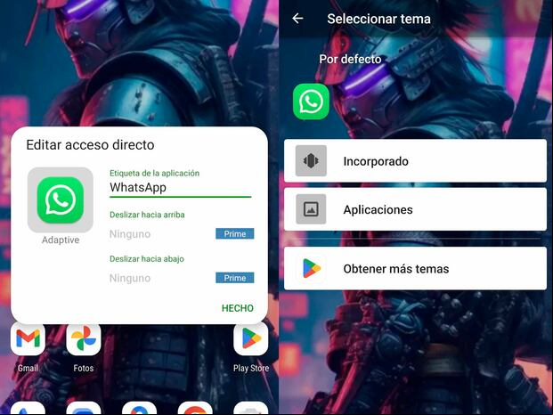 WHATSAPP | De esta manera podrás cambiar el ícono de WhatsApp a lo que desees. (Foto: MAG - Rommel Yupanqui)
