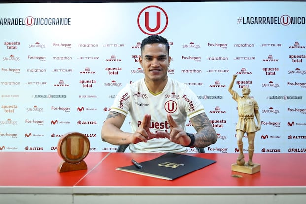 Ánderson Santamaría fue presentado en Universitario de Deportes. (Universitario)