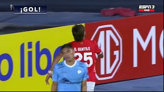 ¡De pechito! Gol de Gaspar Gentile para Cienciano, que empata 1-1 ante Deportes Iquique