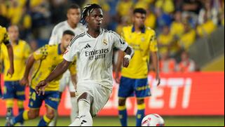 De penal: el gol de Vinícius Jr. para el 1-1 de Real Madrid vs. Las Palmas