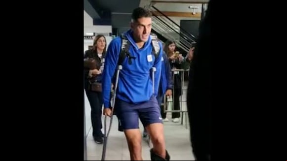 Pablo Sabbag salió lesionado tras el duelo entre Alianza Lima vs. Atlético Mineiro. (Video: José Varela)