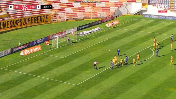 Tras blooper insólito: Piero Guzmán agarró el balón con las manos y Cauteruccio falló un nuevo penal. (Liga 1 MAX)