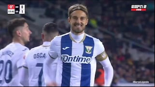Madrugan a la defensa del Barcelona: gol de Sergio González para el Leganés en el arranque