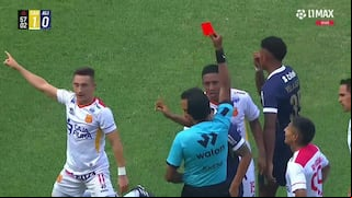 ¡Se complican! Tarjeta roja para Renzo Garcés en el Alianza Lima vs Atlético Grau