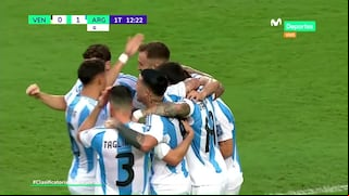 ¡Tras mala salida del portero! Gol de Nicolás Otamendi en Argentina vs. Venezuela