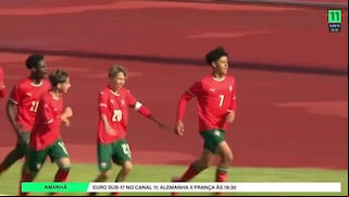 ¡Tremendo doblete! Goles de Cristiano Ronaldo Jr. en el Portugal vs. Croacia por torneo Sub 15