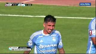 ¡Ganó por arriba! Gol de Gustavo Cazonatti para el 3-0 de Sporting Cristal vs. Sport Boys
