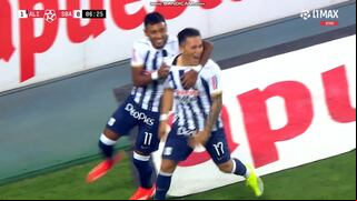 A los cinco minutos: el gol de Cristian Neira para el 1-0 de Alianza Lima sobre Sport Boys