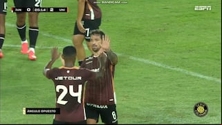 ¡Llegó el segundo! Gabriel Costa apareció con un golazo para Universitario vs. Junior