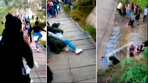 México: Puente colgante colapsó y dejó a varios turistas heridos