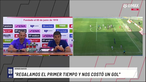 Barcos también confesó si siente un arbitraje direccionado contra Alianza Lima. (Video: L1 Max)