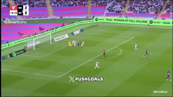 Pedri y su doblete en el Barcelona vs. Rayo para el 3-0 por LaLiga. (Video: LaLiga)