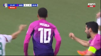 ¡Gol de Musiala! A pura potencia, el 1-0 de Alemania sobre Hungría y clasificación a la vista