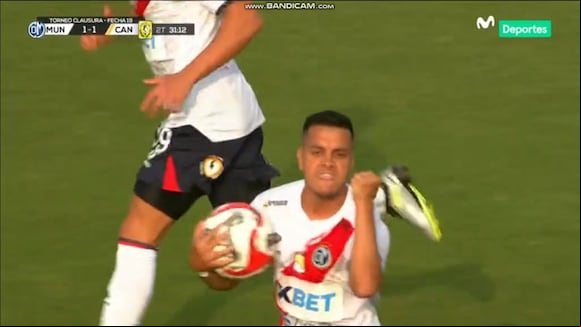 Matías Pérez García marcó el 1-1 de Municipal sobre Cantolao. (Video: Movistar Deportes)
