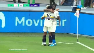 Con un toque de suerte: gol de Davinson Sánchez para el 1-0 de Colombia vs Chile