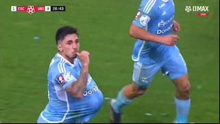 Cabezazo y adentro: el gol de Gustavo Cazonatti para el 1-0 de Sporting Cristal vs. Universitario
