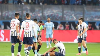 Lo sufren en La Victoria: Hernán Barcos se lesionó y fue cambiado en el Sporting Cristal vs. Alianza Lima