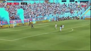 ¡Como siempre él! Martín Cauteruccio metió el primer gol del 1-0 en el Sporting Cristal vs Católica