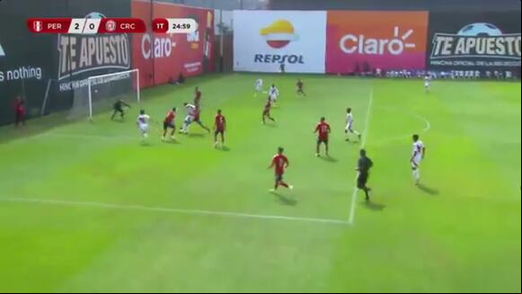Gol de Víctor Guzmán para el 2-0 vs. Costa Rica. (Video: Bicolor)