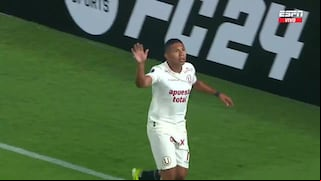 ¡Con un Andy Polo imparable! El gol de Edison Flores para el 1-1 de Universitario ante Junior