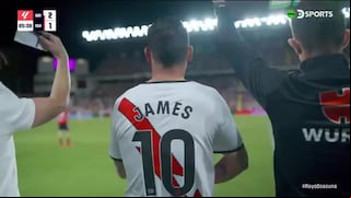 Con la ‘10′ en la espalda: así fue el debut de James Rodríguez con camiseta del Rayo Vallecano
