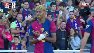 ¡De otra galaxia! Gol de Lamine Yamal para el 1-1 del Barcelona vs Villarreal por LaLiga