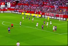 Abrió la cuenta: gol de Lewandowski para el 1-0 en el Barcelona vs Sevilla
