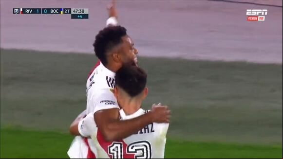 Borja anotó de penal en el River vs. Boca por la Liga Profesional. (Video: ESPN)
