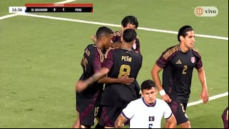 ¡Como un ‘9′! Gol de Edison Flores en el amistoso de Perú vs El Salvador