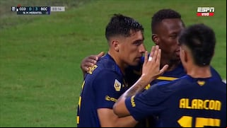 ¡Como con la mano! Asistencia de Luis Advíncula para el 3-0 de Boca vs. Central Córdoba
